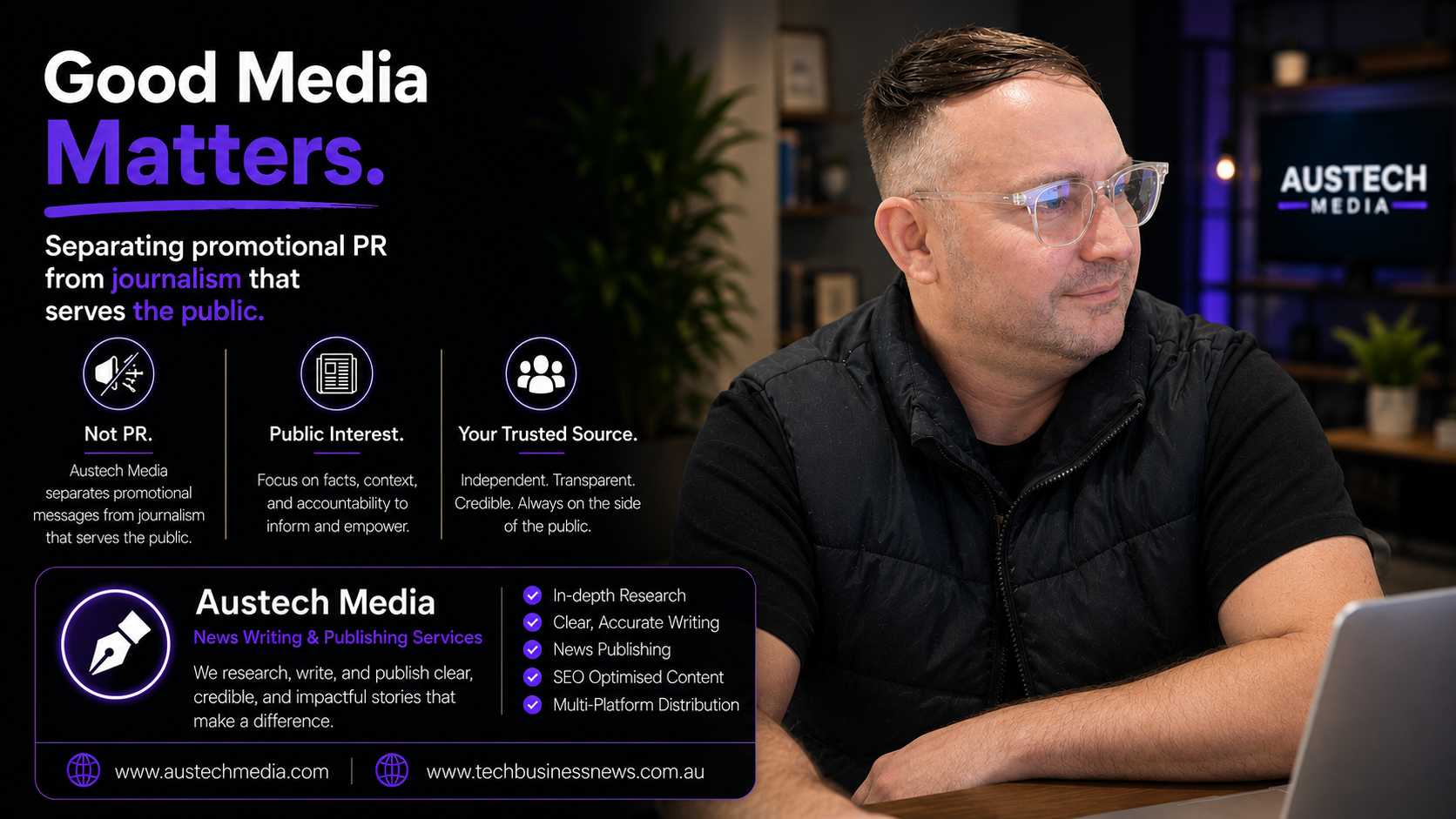 Good Media Matters - Promotional PR and public interest news